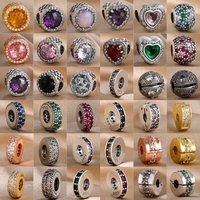Hot Selling 925 Silver,Purple,Red,Gold,Bead Clip,Suitable for Original Bracelets, DIY Accessories,Exquisite Jewelry