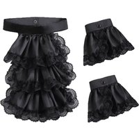 Vintage Victorian Costume Fake Collar Cosplay Accessory Detachable Shirt Collar False Blouse Top Women Clothes Accessories