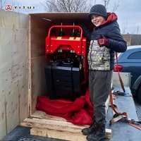 Self Loading Mini Crawler Dumper Hydraulic Small Dump Truck For Farm Hillside Garden Construction Material Handling Customized