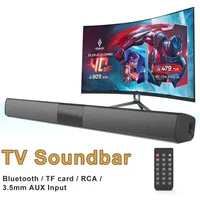 Bezprzewodowy soundbar z subwooferem do telewizora, głośnik Bluetooth, soundbar, radio FM, duży głośnik, mocny bas, Bluetooth, Caixa De Som, Coluna