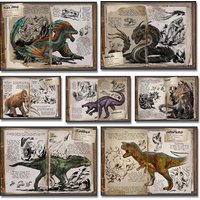 Modular Canvas Ark Survival Evolved Pictures Painting Survival Game Home Decor Print Dinosaur Poster Living Room Modern Wall Art