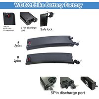 Carrera Crosscity Folding EBike Battery 36V 7.8Ah 8.7Ah 9Ah 9.6Ah 10.5Ah for HILAND Rockshark ROCKU009 Folding Electric Bike