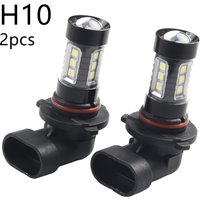 2PCS LED Fog Light Kit H10 9145 9140 Bulb Super Bright 6000K White Fog Lamp Fog Light Bulbs Car Accessories