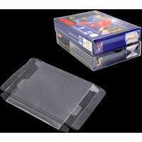 Clear Case Sleeve Protector for Nintendo N64/SNES Games Cartridge Box Protector