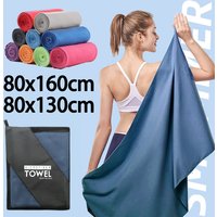 Quick-Drying Sports Towel 40x80/80x160CM Blue Grey Green Orange Swimming Gym Fitness Camping Running Beach Washcloth Towels