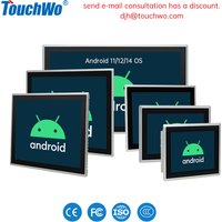 8-23.8 Inch Industrial Touch Screen Panel Pc Android OS Embedded Front Ip65 All In One Industrial Panel Pc