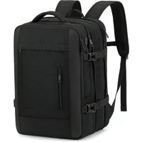 1 large-capacity expandable Men's backpack, multi-compartment outdoor hiking backpack, suitable for business and travel, meets a