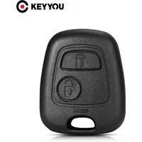 KEYYOU Remote Car Key Shell Fob Key Case Cover For Peugeot 106 107 206 207 306 307 406 407 Citroen C1 C2 C3 C4 C5 XSARA Picasso