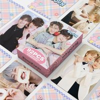 92Pcs Holographic Laser Photo Cards BounPrem, Boun & Prem Thai Celebrity Collectibles, Fans Decorative Stickers Gift Set