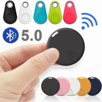 Mini Bluetooth Tracker Smart Anti-Lost with GPS Location Two-Way Alarm APP Control Portable Locator for Keys Wallet Pets Kids
