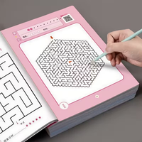 A Simple Version of The Brain Maze Training Book Designed for Teenagers, Featuring Engaging Puzzles To Improve Focus