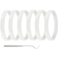 6Pack Gaskets Replacement Seal 3.94Inch O-Ring Blender Replacement For Ninja Blender BL480 BL680 BL910 CT680