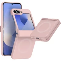 Magnetic Hinge Protection Phone Case for Samsung Galaxy Z Flip 7 FE 6 5 4 Flip6 Flip5 Flip4 Flip3 5G Hard Shell Shockproof Cover