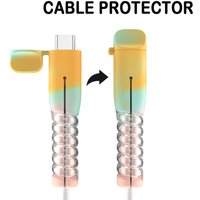 New Type C Charger Cable Protector Dustproof Cover Silicone Charger Cable Protective Cap Cord Saver Accessories Silicone Cover