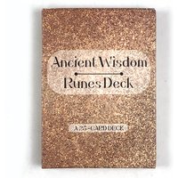 New Ancient Wisdom Runes Deck A 25 Precious Oracle Cards For Inspire Your Life and Destiny Game Cards,Meditation & Party Games
