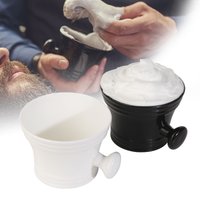Large ABS Shaving Bowl Barber Home Men's Clean Shave Brush Bowl Salon Barber Soap Cup Mug Beard Appliance Barbershop Accessories