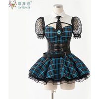 Halloween Monster Cos High Cosplay Costume Women's SexyGothic Dress Up Party Fantasy Uniform Campus Style Dress Comic Con Outfit