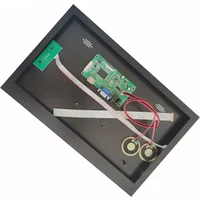 For LP156WHB TP 15.6" 1366X768 30pin screen EDP Controller board kit HDMI-Compatible VGA Panel + Metal case back cover box Shell
