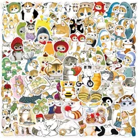 AliExpress GOGOTU 110PCS Kawaii Cat Stickers Mofusand Graffiti Sticker Funny Cartoon Animal Scrapbook Luggage Laptop Guitar Bike Decals Gifts