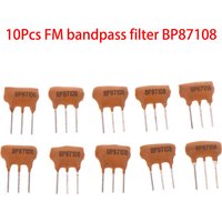10Pcs Ceramic Filter FM Bandpass Filter BP87108 87-108KHZ High Frequency 3 Pin Accessories