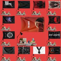 Bad Omens Inspired Rock Music Flag 3x5 FT 90x150cm Polyester Decorative Banner Tapestry For Music Fans Bedroom Wall Decoration