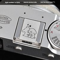 Suitable for Canon Fujifilm XT4 XT5 XT30 XM5 XT100 Nikon Panasonic Olympus Pentax Leica Aluminum Alloy Anime Hot Shoe Cover