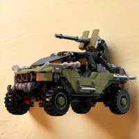 NEW 357PCS MOC Game Series M12B Warthog Lrv Re Release Halo Model Building Blocks Display DIY Creative Building Blocks Gift Set