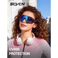 AliExpress SCVCN Hot Outdoor Cycling Sunglasses Men Road Driving Bike Glasses Sports Mountain Climbing Women Bicycle Cycling UV400 Goggles