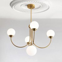 Vintage glass Chandelier Nordic Iron Retro Pendant Lights for Bedroom living room dining room Home Decorations