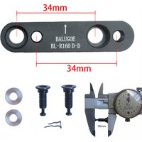 Flat Mount Scheibenbremsenadapter Rennrad Scheibenbremsenadapter hinten Aluminiumlegierung 140 oder 160 reversibel für 140 mm 160 mm Rotor