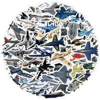 AliExpress GOGOTU 60PCS Cool Super Warplane Stickers Cartoon Aeroplane Sticker Laptop Phone Guitar Bike Skateboard Graffiti Decals Kids Toys Gift