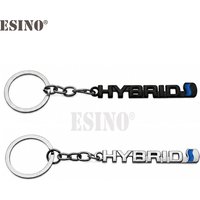 3D Metal Zinc Alloy Hybrid Key Chain Keyring for Toyota Corolla Camry Yaris RAV-4 Avalon Mirai - Auto Enthusiast Gift