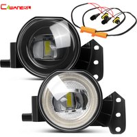 2 X Angel Eye Fog Light DRL For BMW E46 E60 E63 E90 525i 530i 545i 550i 323i 325i Canbus Car LED Fog Daytime Running Lamp 9006