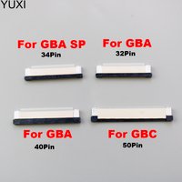 YUXI 2pcs Brand New LCD Screen Flex Cable Clip Connector Socket For GBC GBA GBA SP Repair Parts