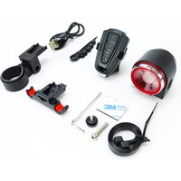AliExpress ANTUSI 6-in-1 Smart Bike Tail Light with Alarm - A8Pro Wireless Remote Control, Brake Sensing, Anti-Theft & Horn | USB Rechargeable LED