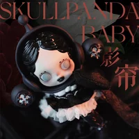 Pop Mart Skullpanda Baby Series Blind Box Anime Action Figure Guess Bag Ornament Figurines Desktop Dolls Model