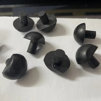 Rubber Bumpers For Pool /Snooker Stick Bottom Protector Black