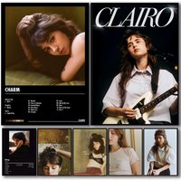 Singer Music Album C-Clairo Poster Decorative Wall Art Stickers Mural Photo Print for Home Living Room Hallway Decor Gift