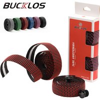 AliExpress BUCKLOS PU+EVA Bicycle Handlebar Tape Shock Absorption Bike Tapes for Handlebar Anti-Slip Road Bicycle Wrap 1 Pair Bike Parts