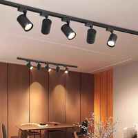 220V Spot Led Track Lighting 20/30/40/50W Spotlight Led Track Rail Lights for Living Room Track Light Full Set Led Ceiling Lamp