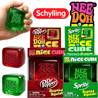 Schylling NeeDoh Nice Cube Squishy Soft Sensory Fidget Toy Stress Relief Anxiety Relief for Adults and Kids