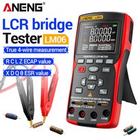 ANENG LM06 Digital LCR Meter Smart Tweezer High Precision ESR Resistance Capacitance Inductance Tester for Electronic Repair