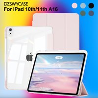 Case for iPad (A16) 11th/10th Generation 2025/2022 11/10.9 inch, Smart Stand Protective Cover, with Auto Wake/Sleep