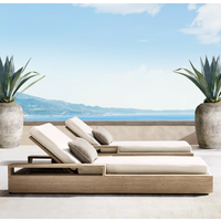 Modern Design Teak Wood Garden Beach Lounger Foldable Deck Chair Outdoor Furniture