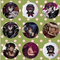 K-Killer Chat Ronin Misaki Badge Brooch Figure Lapel Pins Clothes Backpack Fashion Cute Collection Decoration Display