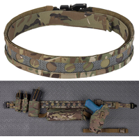 Two Layer Quick Release Metal Buckle MOLLE Waistband Lightweight Design for Outdoor Airsoft Hunting Gear Essentials