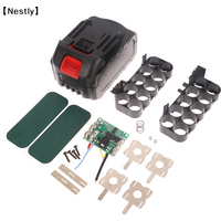 Power Tools Case BMS 21V Battery Storage Box Wireless Electric Angle Grinder Cutting 18650 Battery Case Without Battery〔Nest〕