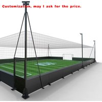 custom.2025 Wholesales Stadium Fence Soccer Cage Sport Court Basketball Soccer Tennis Composite Board Fence