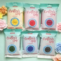 100g 7 Colors Russian Clay Natural Pigment Hand-made Material Bag DIY Clay Flower Handicraft Earrings Jewelry Ornament Making