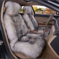 1PC Warm Plush Car Seat Cushion, Universal Long Wool Fur Car Front Seat Protect Cushion Mat, Car Seat Covers Auto Accessories